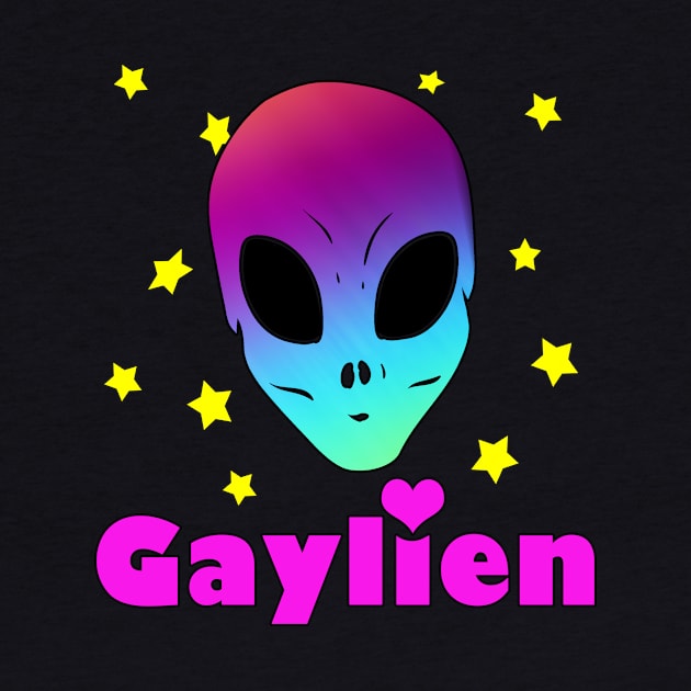 Gay Alien LGBT Humor by Foxxy Merch